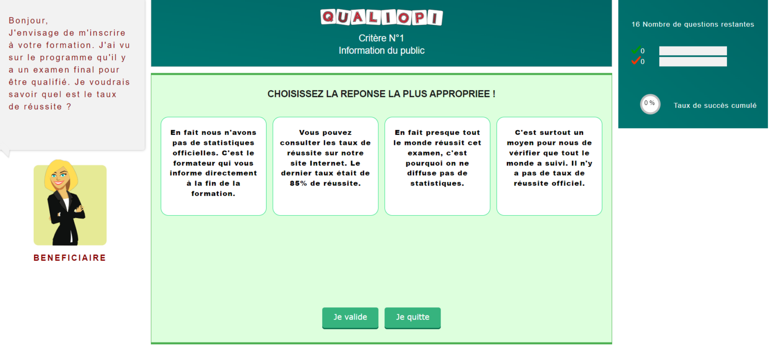 Qualiopi : Faites Le Quiz ! – L'atelier Du Formateur